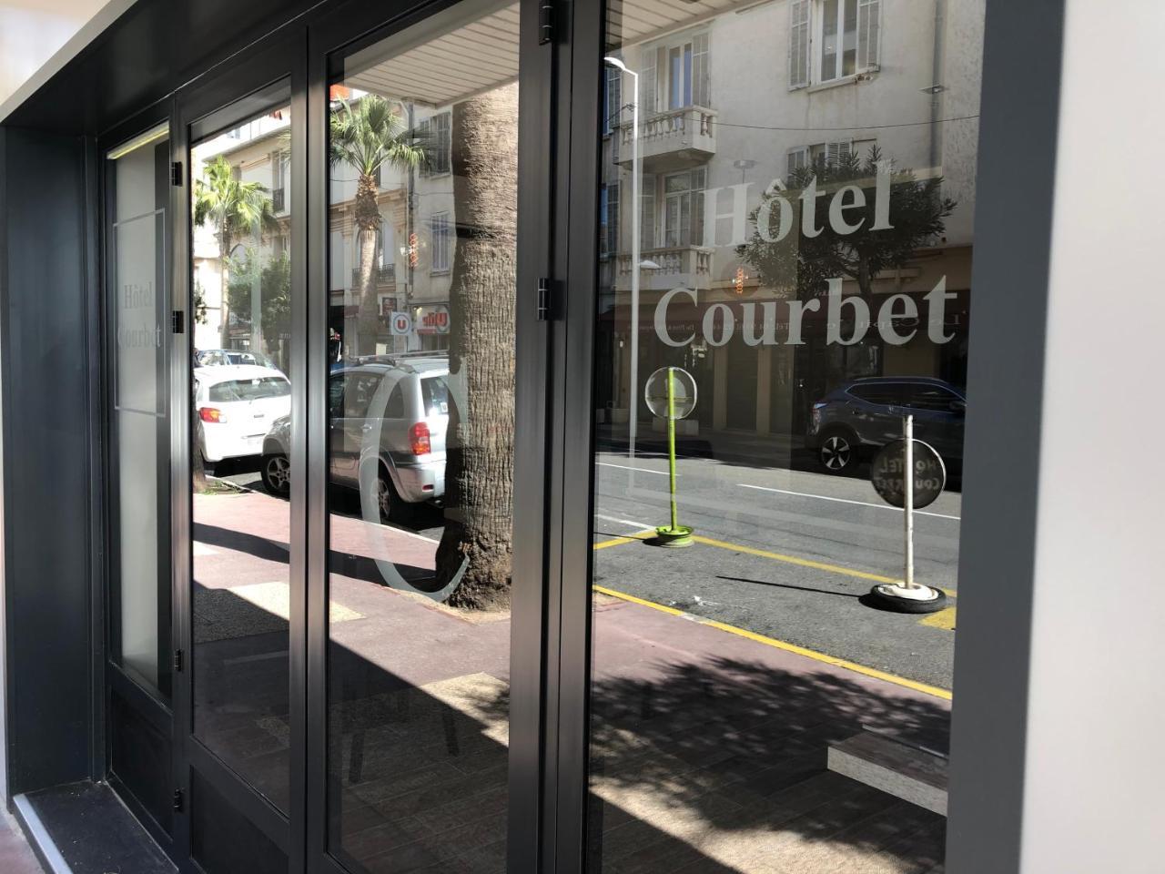 Hotel Courbet Juan-les-Pins Exterior foto