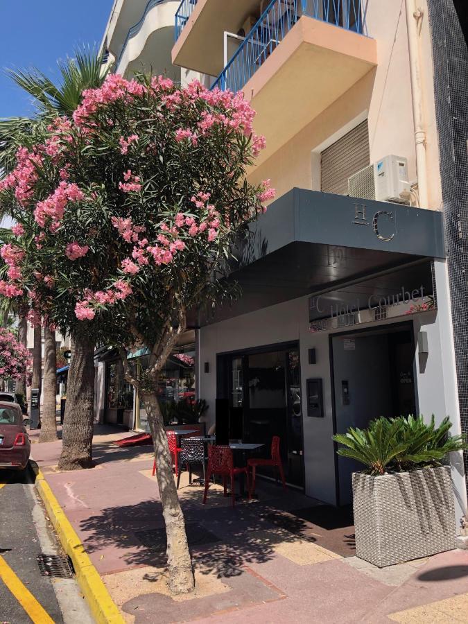 Hotel Courbet Juan-les-Pins Exterior foto